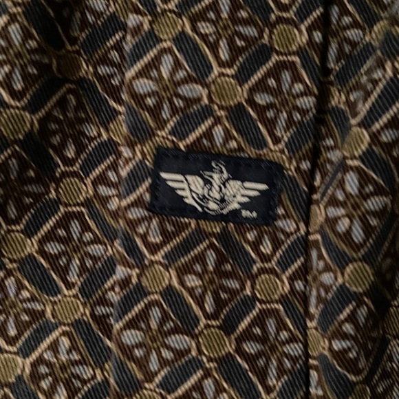 Dockers Wrinkle Free Flower Print Patterned Button Down Long-Sleeved Shirt Large - Picture 3 of 10